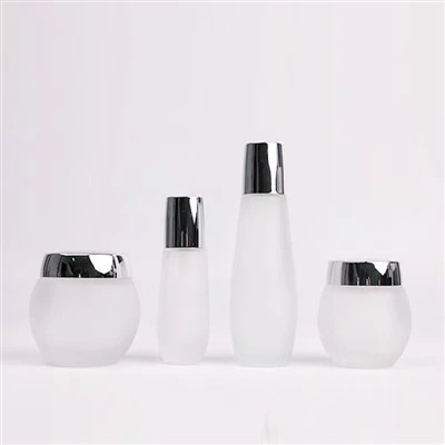 Frosted Glass Cosmetic Packaging